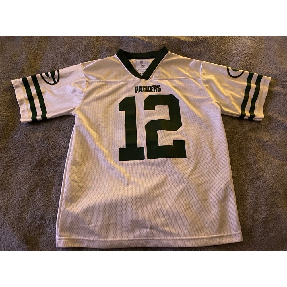 NFL Team Jersey Green Bay Packer  Rodgers 12 Youth XL 14/16 Shortsleeved s2